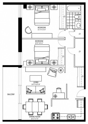 Appartement 4 1/2 St. Catharines 2 099 $/mois. Appartement à louer St. Catharines