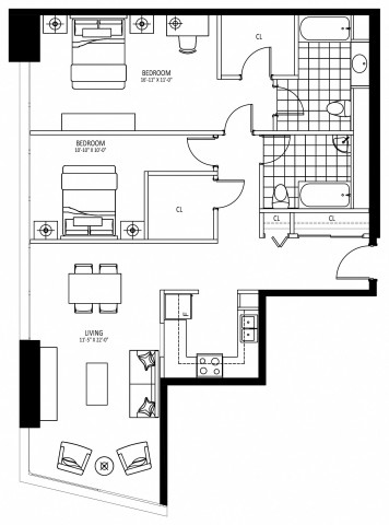 Appartement 4 1/2 Hamilton 2 599 $/mois. Appartement à louer Hamilton