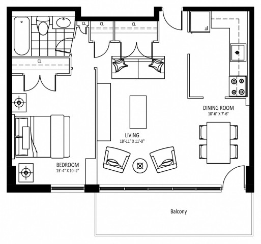 Appartement 2 1/2 Grand Toronto 2 423 $/mois. Appartement à louer Grand Toronto