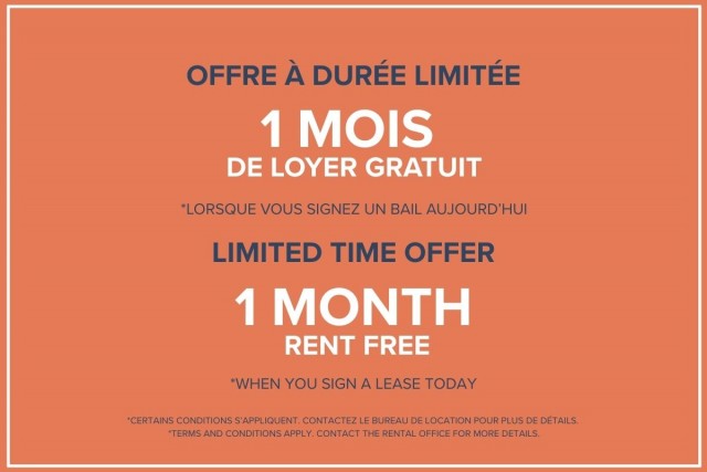 Hochelaga-Maisonneuve Apartment 2 b. $1,695/month. Apartment for rent in Hochelaga-Maisonneuve