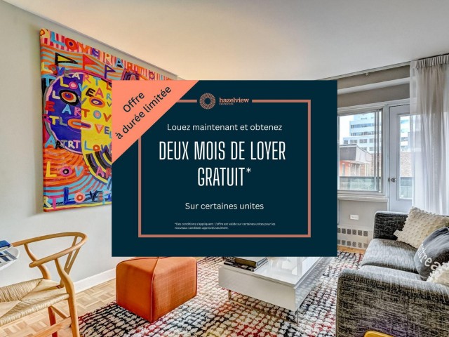 Appartement 2 1/2 Centre-ville - Montréal 1 660 $/mois. Appartement à louer Centre-ville - Montréal