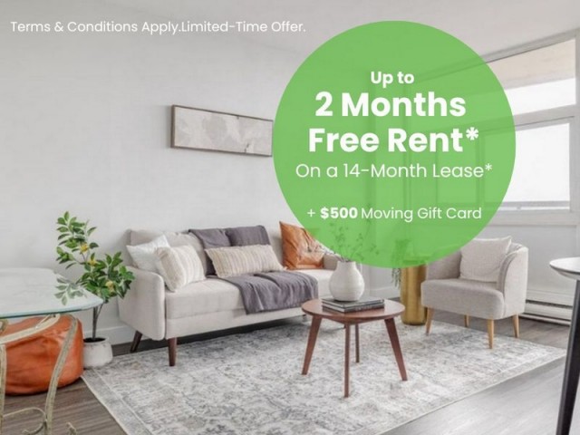 Appartement 1 1/2 Ottawa 1 328 $/mois. Appartement à louer Ottawa