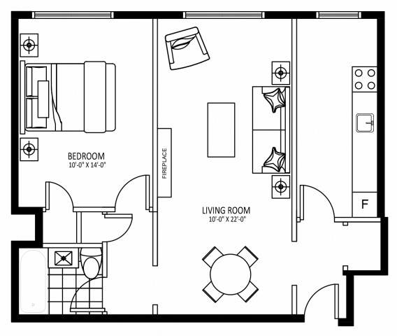 Appartement 2 1/2 Ottawa 1 669 $/mois. Appartement à louer Ottawa