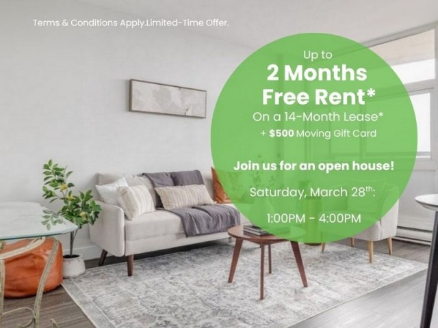 Ottawa Apartment 2 b. $2,314/month. Apartment for rent in Ottawa