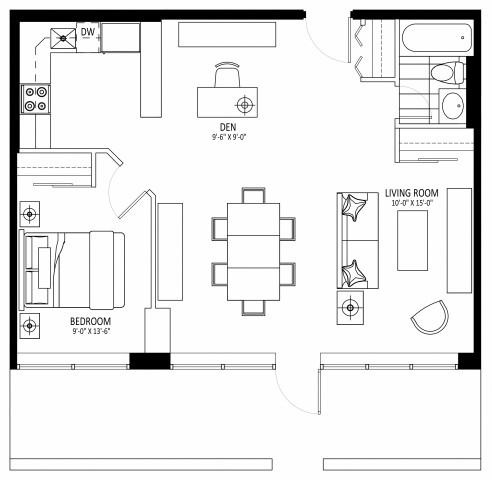 Appartement 2 1/2 Ottawa 2 449 $/mois. Appartement à louer Ottawa