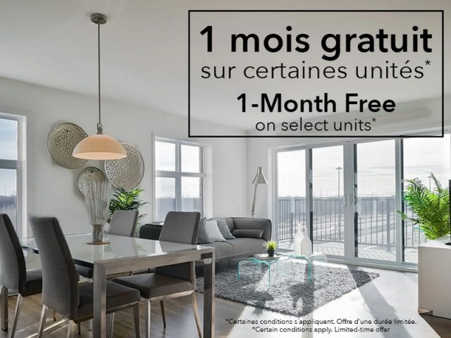 Brossard Apartment 2 b. $1,950/month. Apartment for rent in Brossard