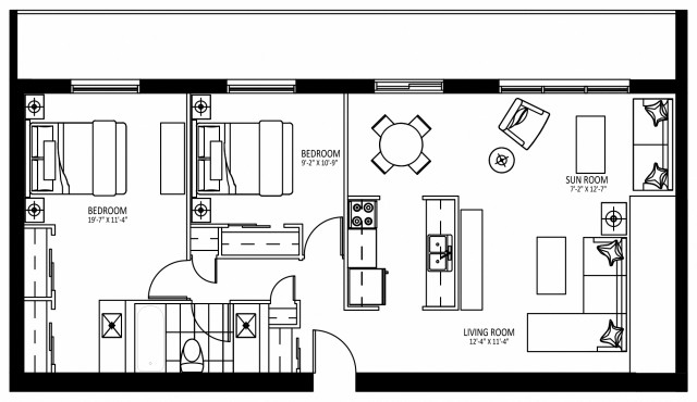 Appartement 4 1/2 Hamilton 2 449 $/mois. Appartement à louer Hamilton