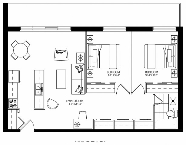 Appartement 4 1/2 Hamilton 2 299 $/mois. Appartement à louer Hamilton