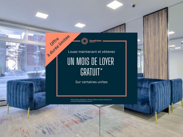 Downtown - Montreal Apartment 2 b. $2,370/month. Apartment for rent in Downtown - Montreal