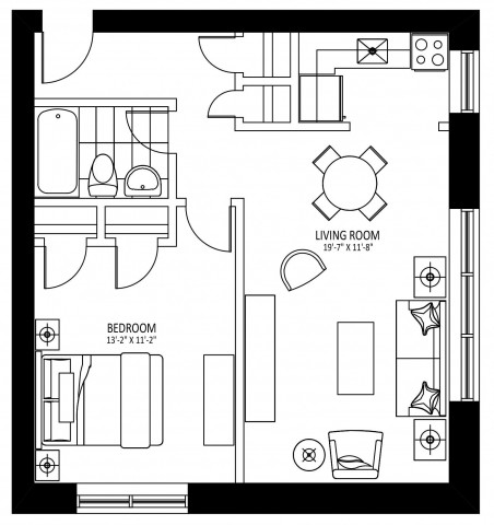 Appartement 2 1/2 Ottawa 1 629 $/mois. Appartement à louer Ottawa