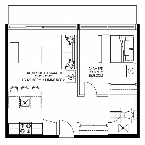 Appartement 2 1/2 Centre-ville - Montréal 1 659 $/mois. Appartement à louer Centre-ville - Montréal