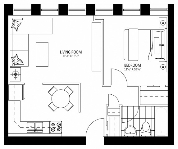 Appartement 2 1/2 Hamilton 1 799 $/mois. Appartement à louer Hamilton