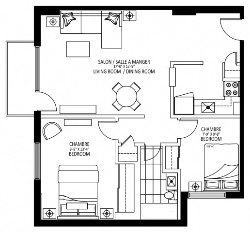 Plateau Mont-Royal Apartment 2 b. $1,979/month. Apartment for rent in Plateau Mont-Royal