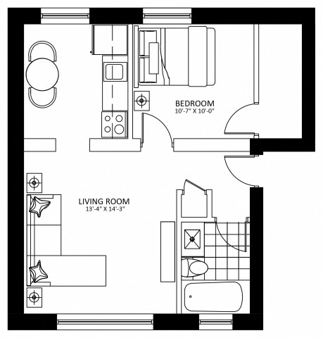 Appartement 2 1/2 Hamilton 1 725 $/mois. Appartement à louer Hamilton
