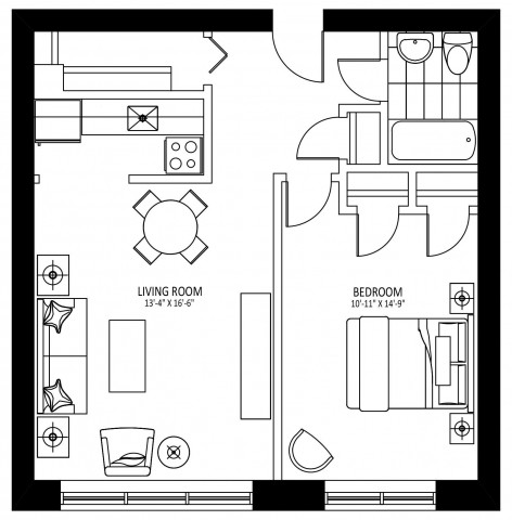 Appartement 2 1/2 Ottawa 1 649 $/mois. Appartement à louer Ottawa