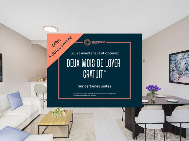 Appartement 1 1/2 Dollard-des-Ormeaux 1 385 $/mois. Appartement à louer Dollard-des-Ormeaux