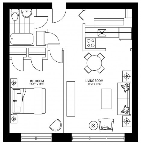 Ottawa Apartment 1 b. $1,659/month. Apartment for rent in Ottawa
