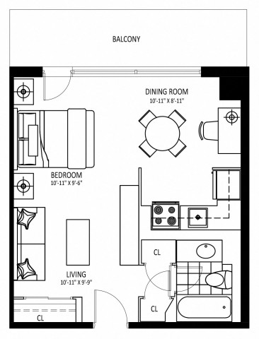 Appartement 1 1/2 St. Catharines 1 549 $/mois. Appartement à louer St. Catharines