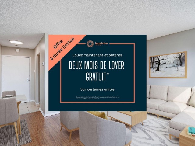 Dollard-des-Ormeaux Apartment 2 b. $1,970/month. Apartment for rent in Dollard-des-Ormeaux