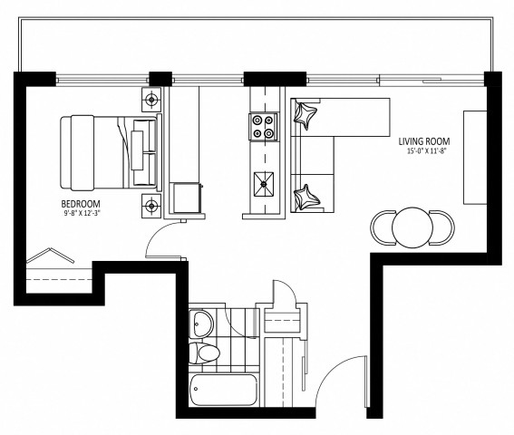 Appartement 2 1/2 Ottawa 1 739 $/mois. Appartement à louer Ottawa