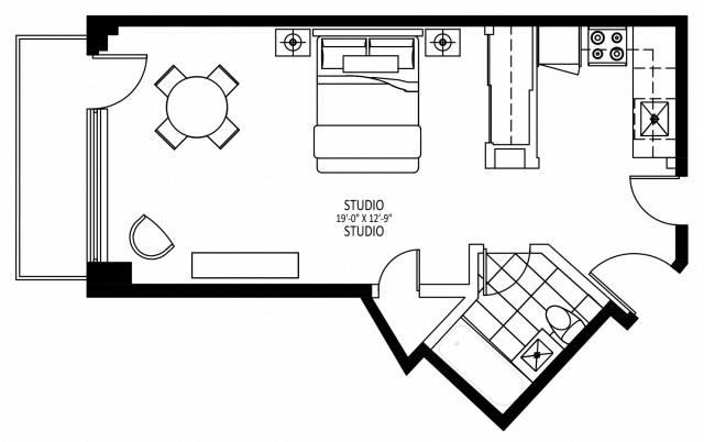 Appartement 1 1/2 Hampstead 1 199 $/mois. Appartement à louer Hampstead