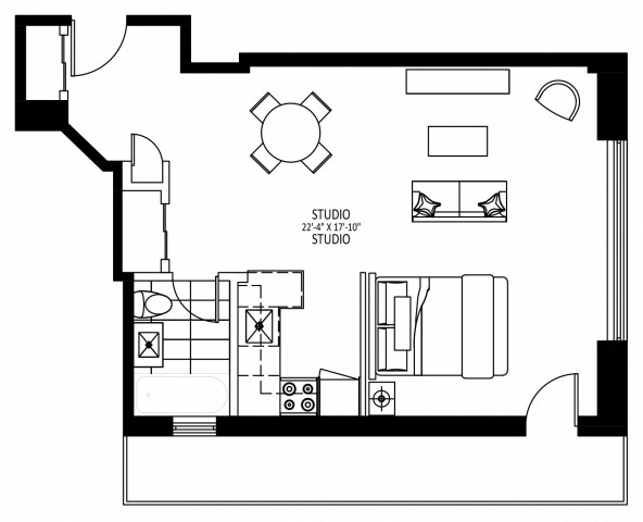 Appartement 1 1/2 Hampstead 1 279 $/mois. Appartement à louer Hampstead