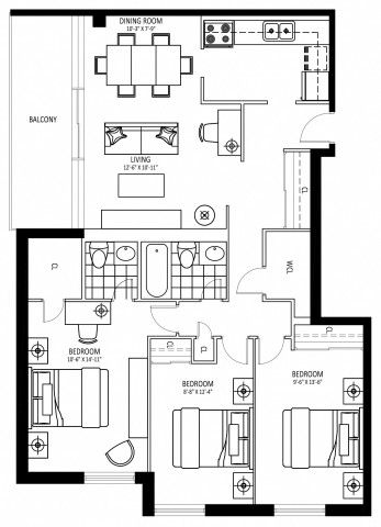 Appartement 5 1/2 St. Catharines 2 399 $/mois. Appartement à louer St. Catharines