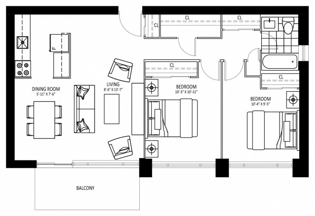 Appartement 4 1/2 Grand Toronto 2 349 $/mois. Appartement à louer Grand Toronto