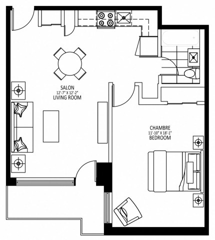 Appartement 2 1/2 Hampstead 1 509 $/mois. Appartement à louer Hampstead