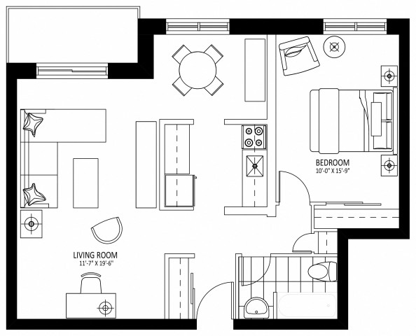 Appartement 2 1/2 Ottawa 1 709 $/mois. Appartement à louer Ottawa