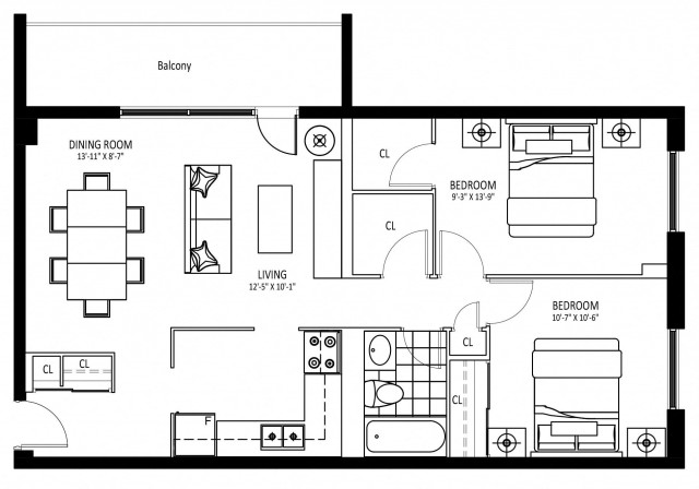 Appartement 4 1/2 Mississauga 2 549 $/mois. Appartement à louer Mississauga