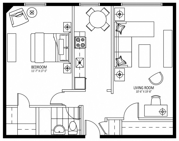 Appartement 2 1/2 Ottawa 1 799 $/mois. Appartement à louer Ottawa