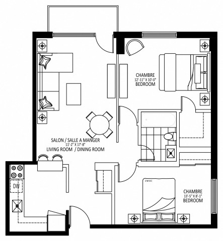 Appartement 4 1/2 Plateau Mont-Royal 1 969 $/mois. Appartement à louer Plateau Mont-Royal