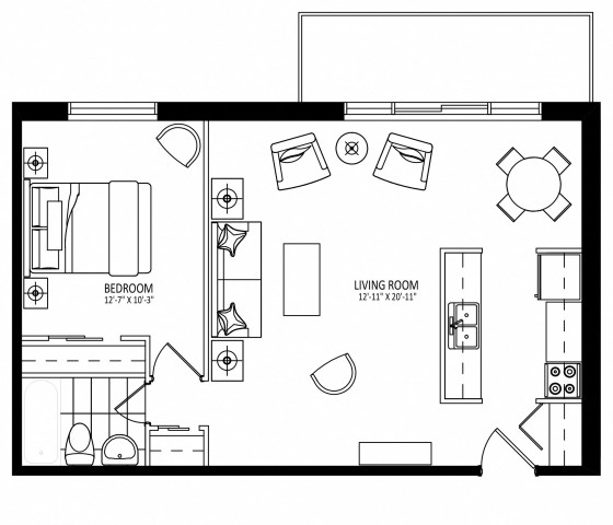 Appartement 2 1/2 Hamilton 2 049 $/mois. Appartement à louer Hamilton