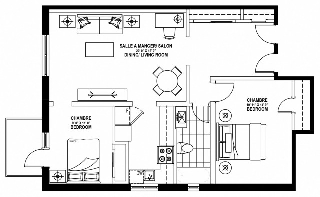 Cote-des-Neiges Apartment 2 b. $1,869/month. Apartment for rent in Cote-des-Neiges