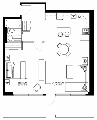 Appartement 2 1/2 Ottawa 1 979 $/mois. Appartement à louer Ottawa