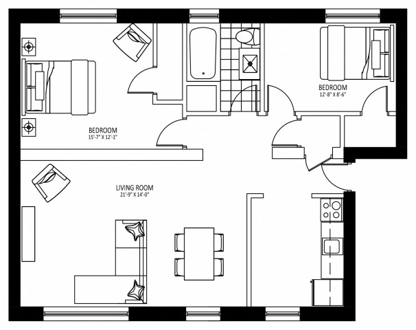 Hamilton Apartment 2 b. $2,099/month. Apartment for rent in Hamilton