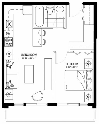 Appartement 2 1/2 Ottawa 1 919 $/mois. Appartement à louer Ottawa