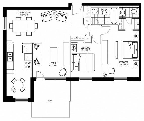 Appartement 4 1/2 Mississauga 2 499 $/mois. Appartement à louer Mississauga