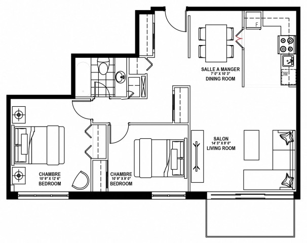 Appartement 4 1/2 Côte-des-Neiges 2 039 $/mois. Appartement à louer Côte-des-Neiges
