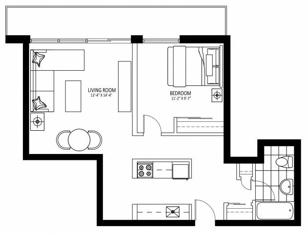 Appartement 2 1/2 Ottawa 1 769 $/mois. Appartement à louer Ottawa