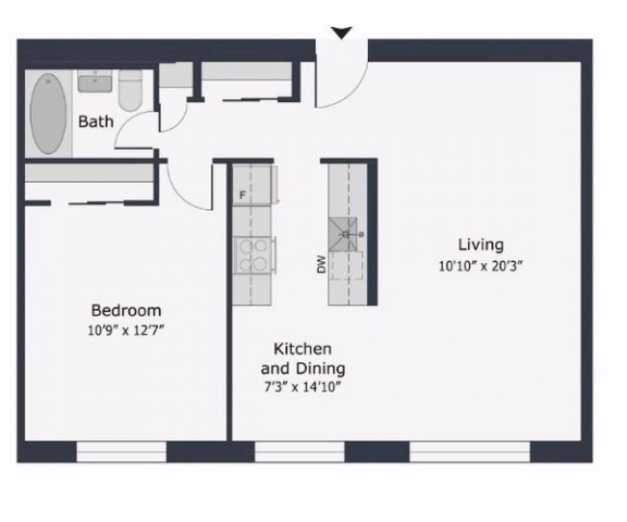 Appartement 2 1/2 Côte-des-Neiges 1 950 $/mois. Appartement à louer Côte-des-Neiges