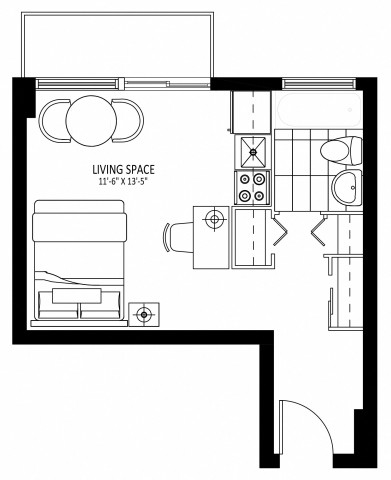 Appartement 1 1/2 Ottawa 1 479 $/mois. Appartement à louer Ottawa