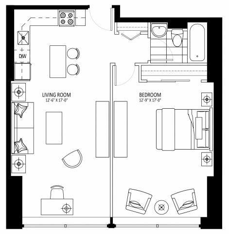 Appartement 2 1/2 Ottawa 2 169 $/mois. Appartement à louer Ottawa