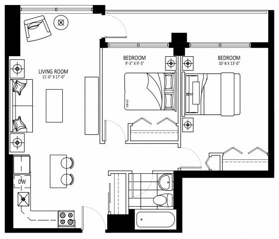 Ottawa Apartment 2 b. $2,359/month. Apartment for rent in Ottawa