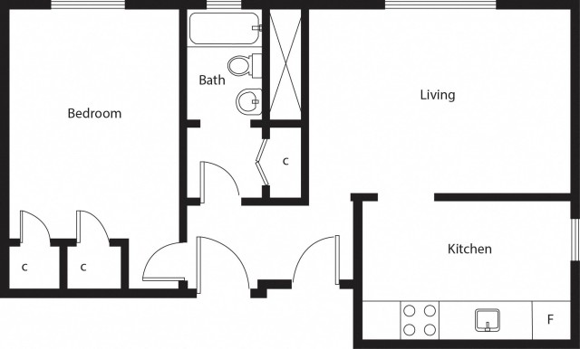 Appartement 2 1/2 Ottawa 1 599 $/mois. Appartement à louer Ottawa
