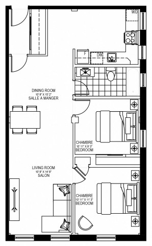 Westmount Apartment 2 b. $2,049/month. Apartment for rent in Westmount
