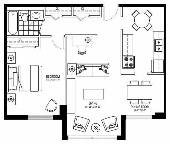Appartement 2 1/2 St. Catharines 1 849 $/mois. Appartement à louer St. Catharines
