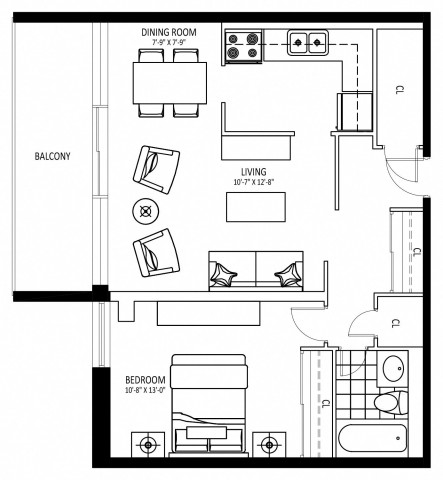 Appartement 2 1/2 St. Catharines 1 835 $/mois. Appartement à louer St. Catharines