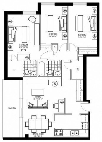 Appartement 5 1/2 St. Catharines 2 399 $/mois. Appartement à louer St. Catharines